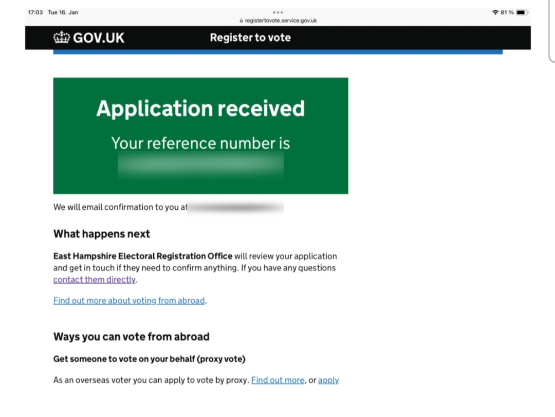 🧵 The 15-yr-rule has ended. All UK citizens living abroad can now register to vote. We just did. Ideally, you need your last UK address, passport no. (even if it's expired) & National Insurance No. We had all of these, but there are ways around it if you don't.