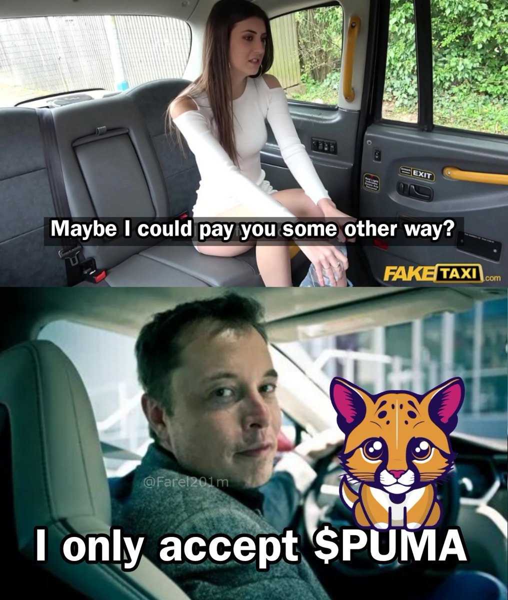 Elon only accept $PUMA
<a href="/ThePumaSol/">PUMA | Sol Chain</a>