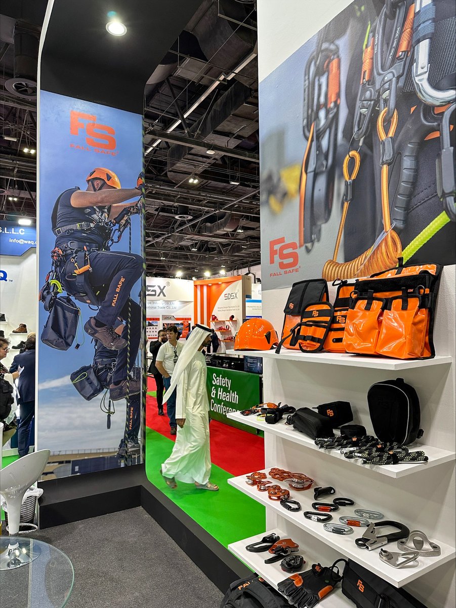 fallsafe's tweet photo. FALL SAFEยฎ started the 1st day of Intersec with a huge interest of its products and training services with visitors from the region and beyond.
Come and visit us at 7F28!
#SafetyAtHeight #FallProtection #WorkAtHeights #SafetyEquipment #Intersec #Intersec2024 #IntersecExpo https://t.co/TpRLutPd9D