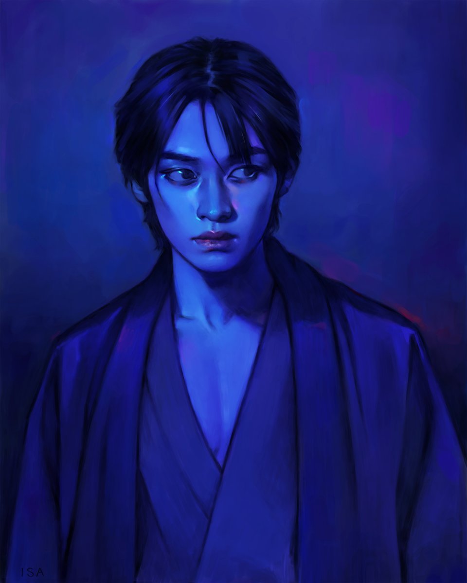 blue