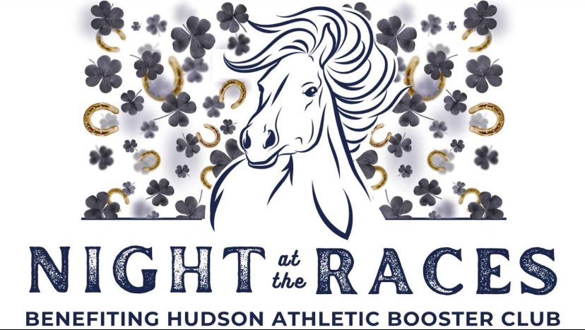 Join us on March 16th for a fun (adult-only) event to raise money for our Student-Athletes. To purchase tickets and sponsorships hudsonboosterclub.org/night-at-the-r…