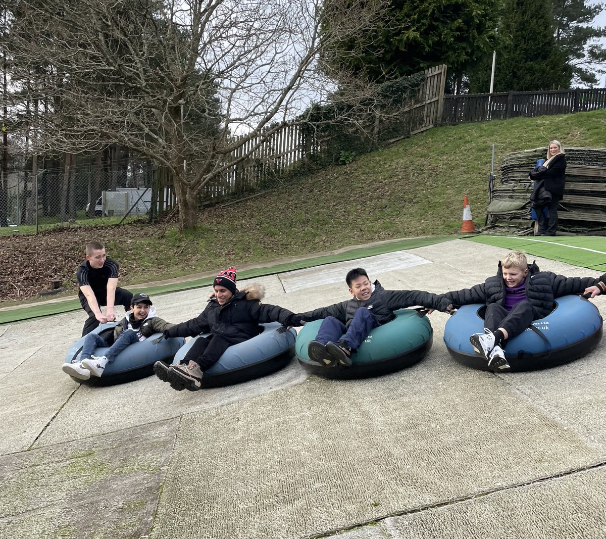 Mount_Kelly's tweet photo. Prep boarders had great fun tubing and tobogganing at the weekend! #mountkellyprepboarding #prepboarding #boardingschool #boardingschoollife #itstheclimb https://t.co/jlHqQcjAS9