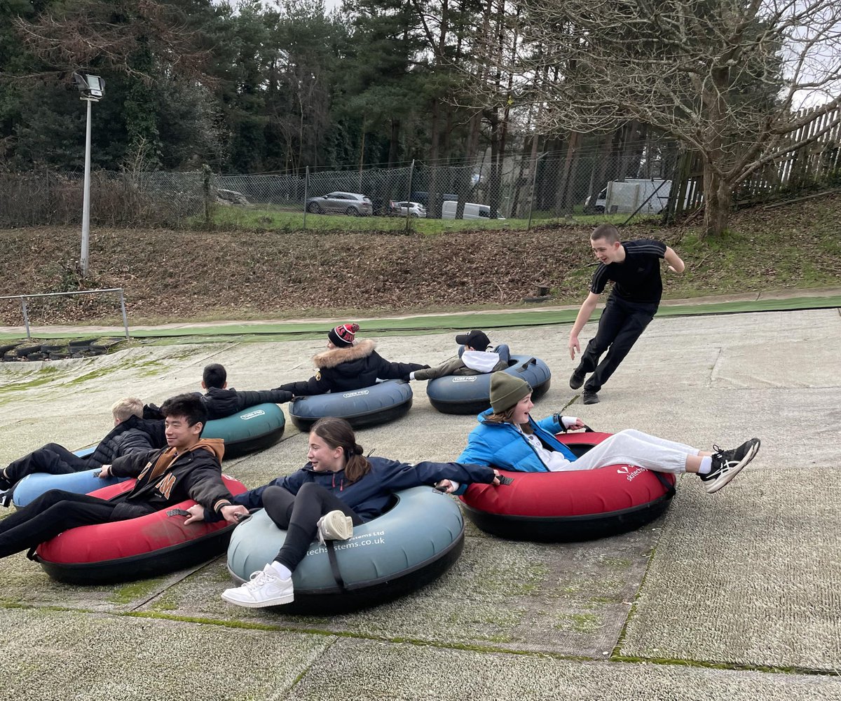 Mount_Kelly's tweet photo. Prep boarders had great fun tubing and tobogganing at the weekend! #mountkellyprepboarding #prepboarding #boardingschool #boardingschoollife #itstheclimb https://t.co/jlHqQcjAS9