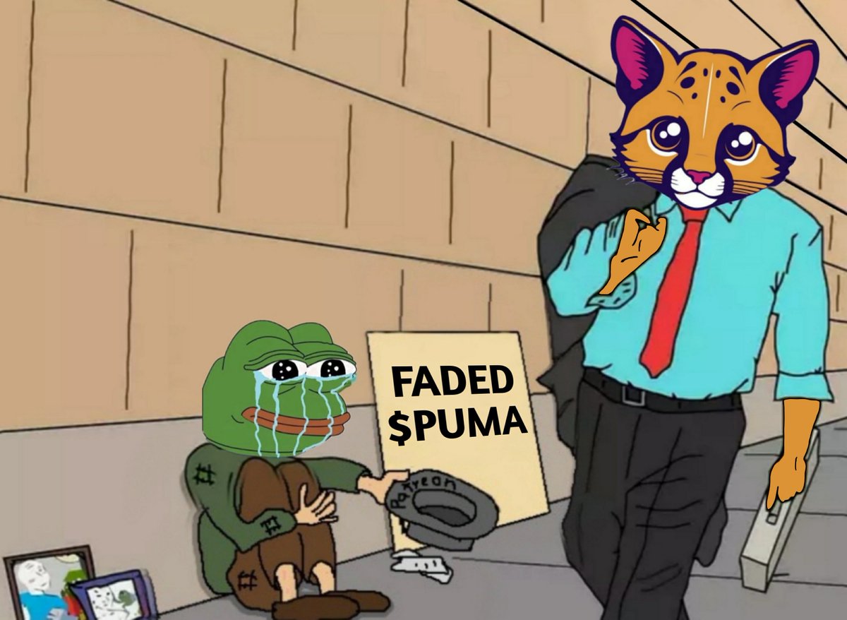 Don't fade asf! <a href="/ThePumaSol/">PUMA | Sol Chain</a>
The ticker is $PUMA