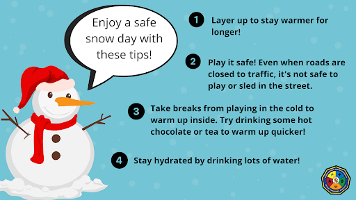 AACO_OEM's tweet photo. We hope you have a fun and safe snow day! Just remember to bundle up and never play or sled in the street even if the road is closed. #SnowDaySafety https://t.co/qdmzfiqY0q
