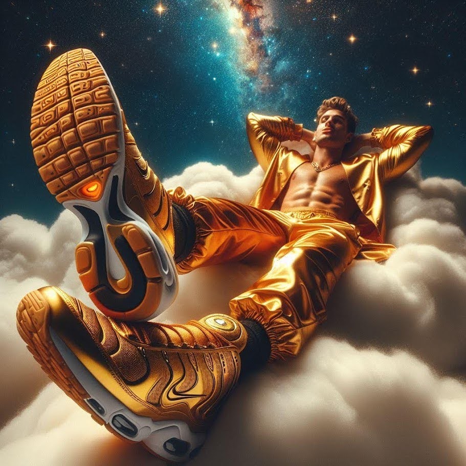 hunkgenerator's tweet photo. You can't imagine how heavenly they smell!
👼👟✨ #HeavenlyKicks #GoldenVibes https://t.co/xE3bicEzRb