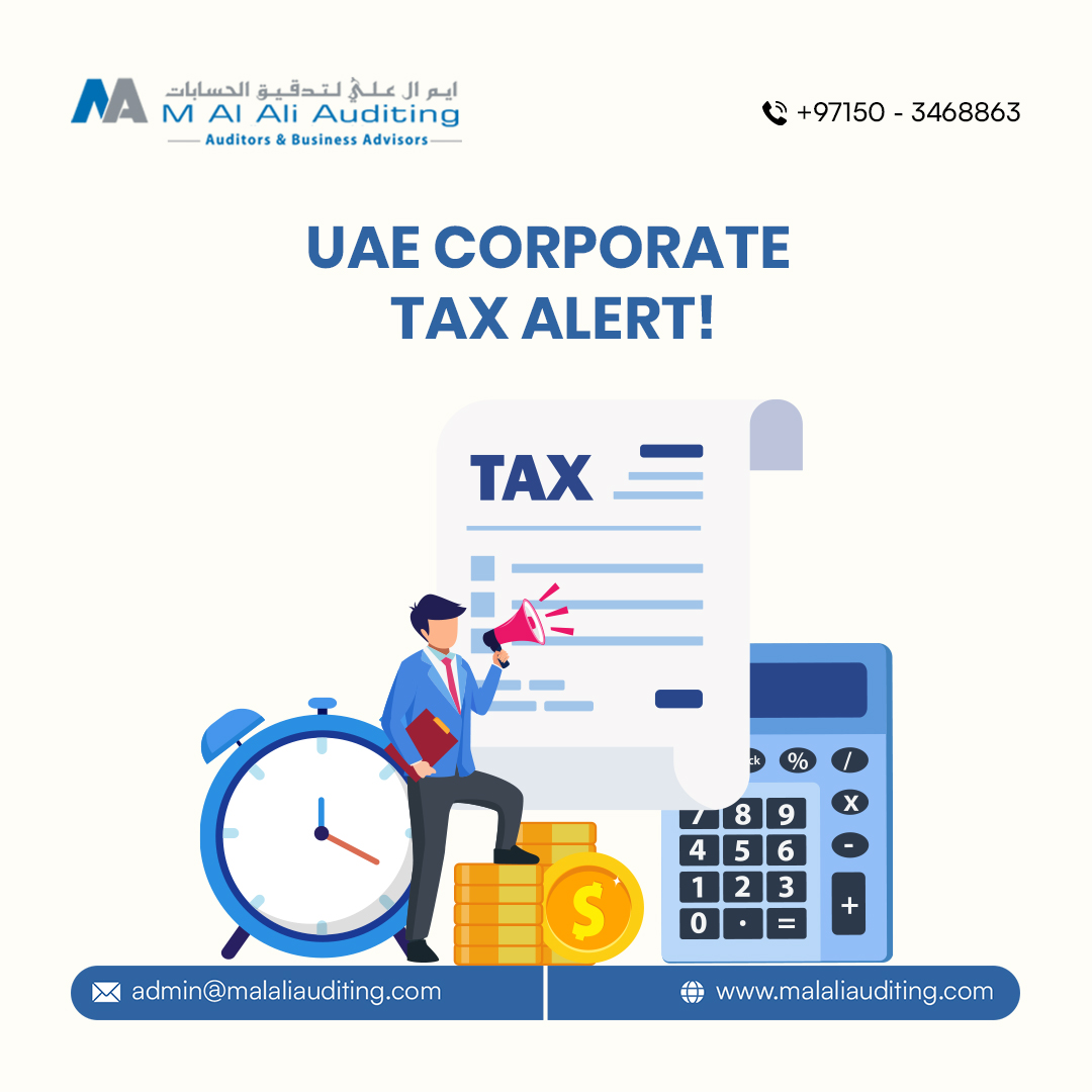 M_Al_Ali_Audit's tweet photo. 🌐✨ UAE Corporate Tax Alert! 
🗓️ Starting from the financial year beginning on or after June 1, 2023, UAE Corporate Tax is in effect. Are you ready for compliance?

Reach out for any assistance.

#UAECorporateTax #TaxCompliance #BusinessInUAE #StayCompliant #MAiAli https://t.co/JK0GXCLeU3