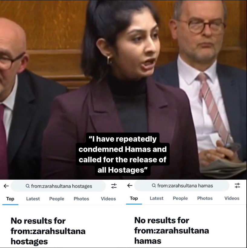 'When my MPs misbehave I deal with it' Says @Keir_Starmer Well yesterday your antisemitic MP @zarahsultana misled the HoC, what will you be doing Starmer?