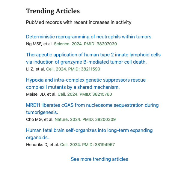 Humbled by the congratulations received on our paper. It's a collective success, surreal to see it trending on PubMed. Thanks to my team and all collaborators!