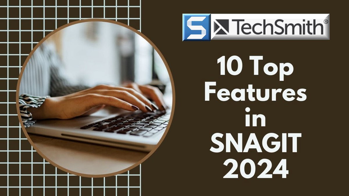 Snagit 2024-Complete Training in Key Features. youtu.be/MLu1oljzc7g #Snagit #screenrecorder #screencast #screencapture