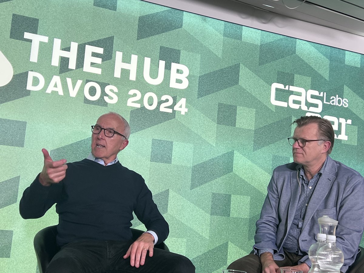 #DeSoc is hot topic at #DAVOS2024. Project Liberty <a href="/pro_jectliberty/">Project Liberty</a> with @coindesk's <a href="/mikejcasey/">Michael J. Casey</a> talking about how Frequency tech is leading out on decentralized social &amp; how Frequency <a href="/one_frequency/">FREQUENCY</a> +DSNP <a href="/DSNP_org/">Decentralized Social Networking Protocol</a> are enabling social network @MeWe's growth.