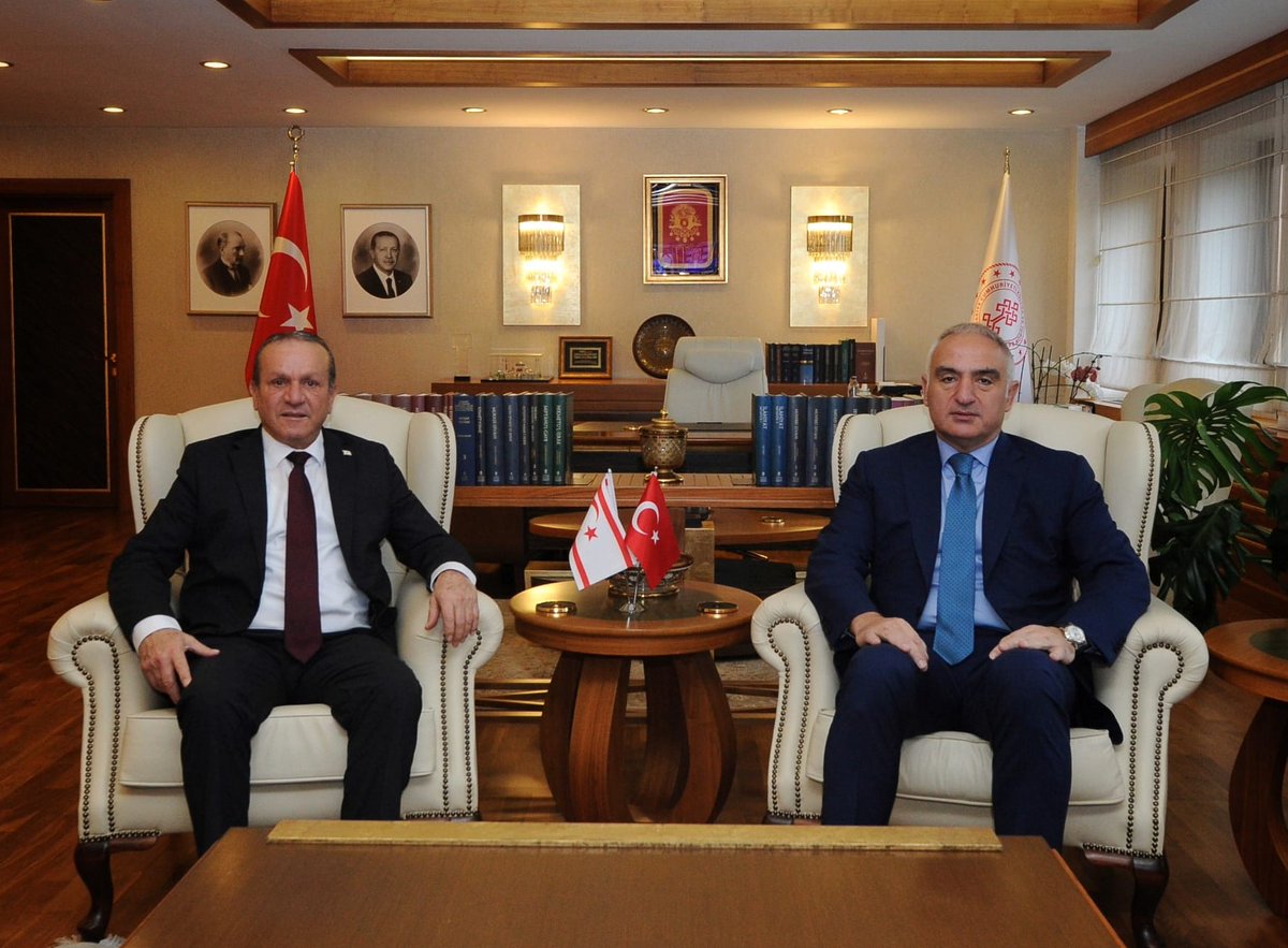 ataoglu_fikri's tweet photo. Türkiye Cumhuriyeti Kültür ve Turizm Bakanı Sayın Mehmet Nuri Ersoy ile Ankara’da bir araya geldik.
Amacımız ortak. Bütün çabamız KKTC Turizminin hak ettiği değere kavuşması.
#KuzeyKıbrıs #Turizm #VisitNcy #Türkiye #KKTCTurizmi @MehmetErsoyTR https://t.co/47F4gS2Z42