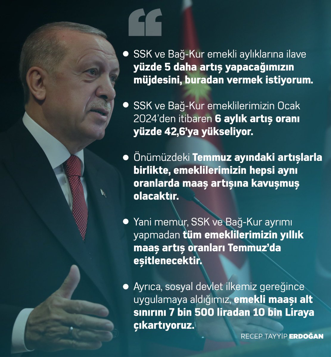 “Türkiye olarak biz kendi hedeflerimize sıkı sıkıya bağlı kalarak yatırım, üretim, istihdam, ihracat ve cari fazla yoluyla büyümeye inşallah devam edeceğiz.” @RTErdogan ✍️