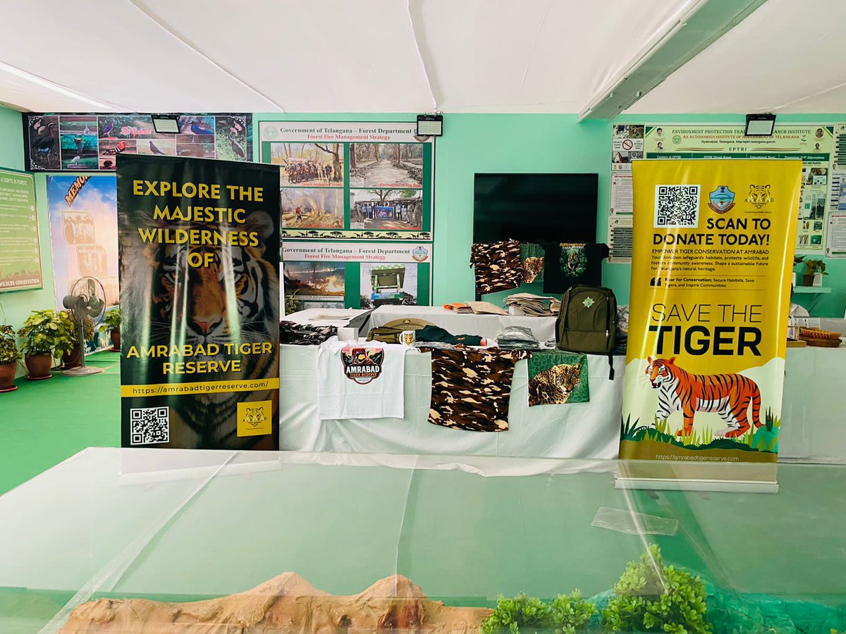 Explore the wild ATR at TSFD stall in AllIndianIndustrialExhibition-HYD!Unleash the jungle vibes & grab paw-some souvenirs to support Conservation by shoping for a cause! @KMuraliSurekha @HarithaHaram @pargaien @rohithgopidi @HiHyderabad @Srikanthbandu1
#ShopForACause #Numaish