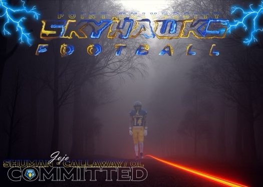 I am 100% committed to point university I want to tank everyone who helped me reach my goal 
<a href="/Taber_77/">Coach Taber</a> 
<a href="/Robbie_Adams/">𝗖𝗼𝗮𝗰𝗵 𝗥𝗼𝗯𝗯𝗶𝗲 𝗔𝗱𝗮𝗺𝘀</a> 
<a href="/Caraway6/">Andrew Caraway</a> 
<a href="/CavsRecruits/">Callaway Football</a> 
<a href="/RecruitGeorgia/">Recruit Georgia</a>