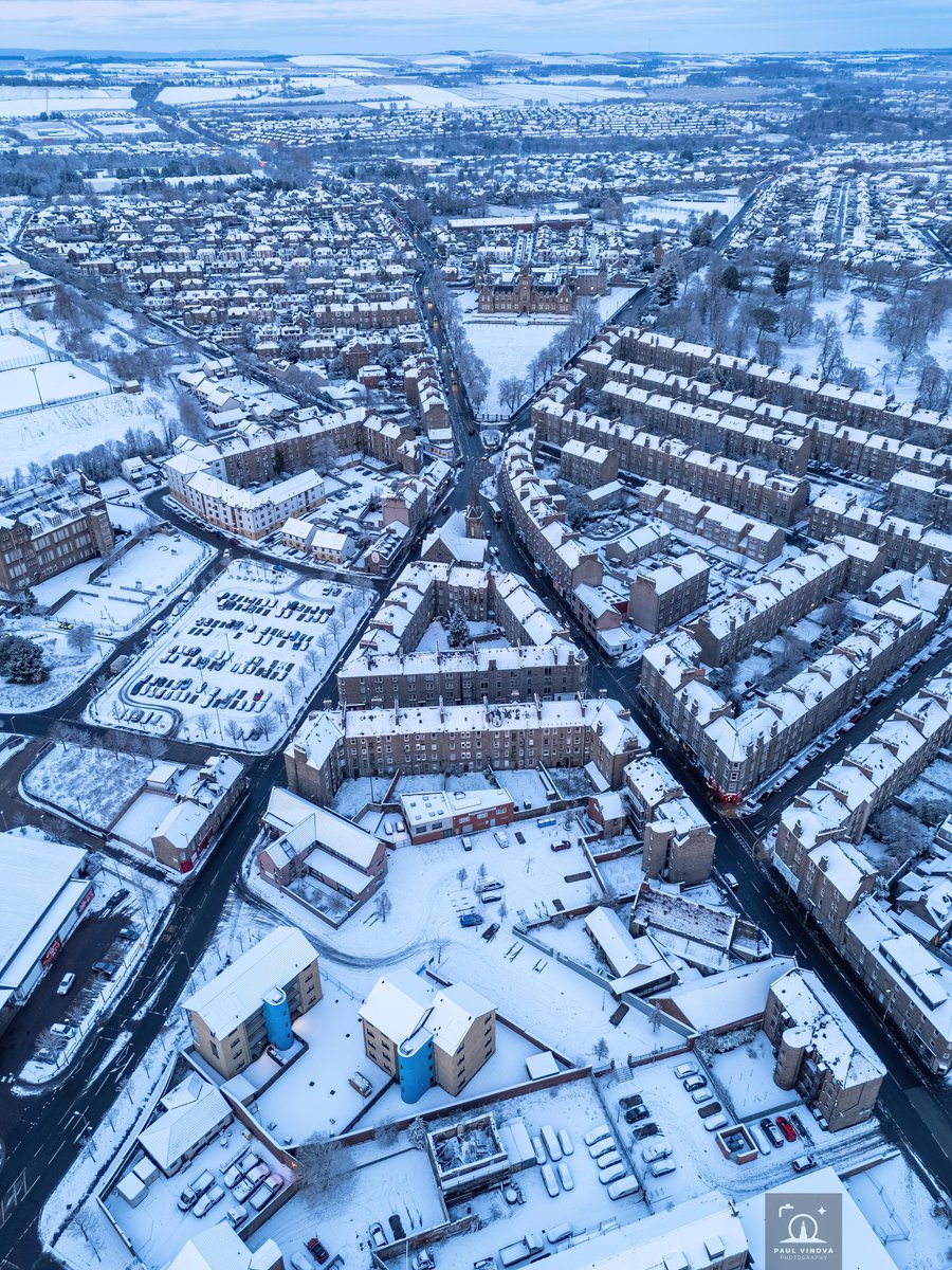 Stobswell in the Snow ❄️ Be safe all. #Dundee #Scotland #snow