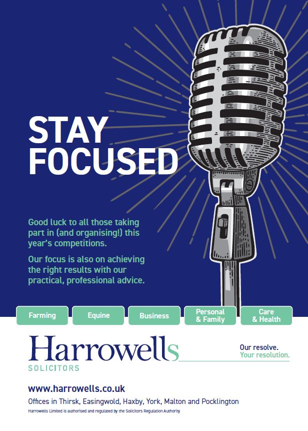 We are looking forward to our Public Speaking and Show Choir event on Sunday. Huge thanks to our sponsors @Harrowells