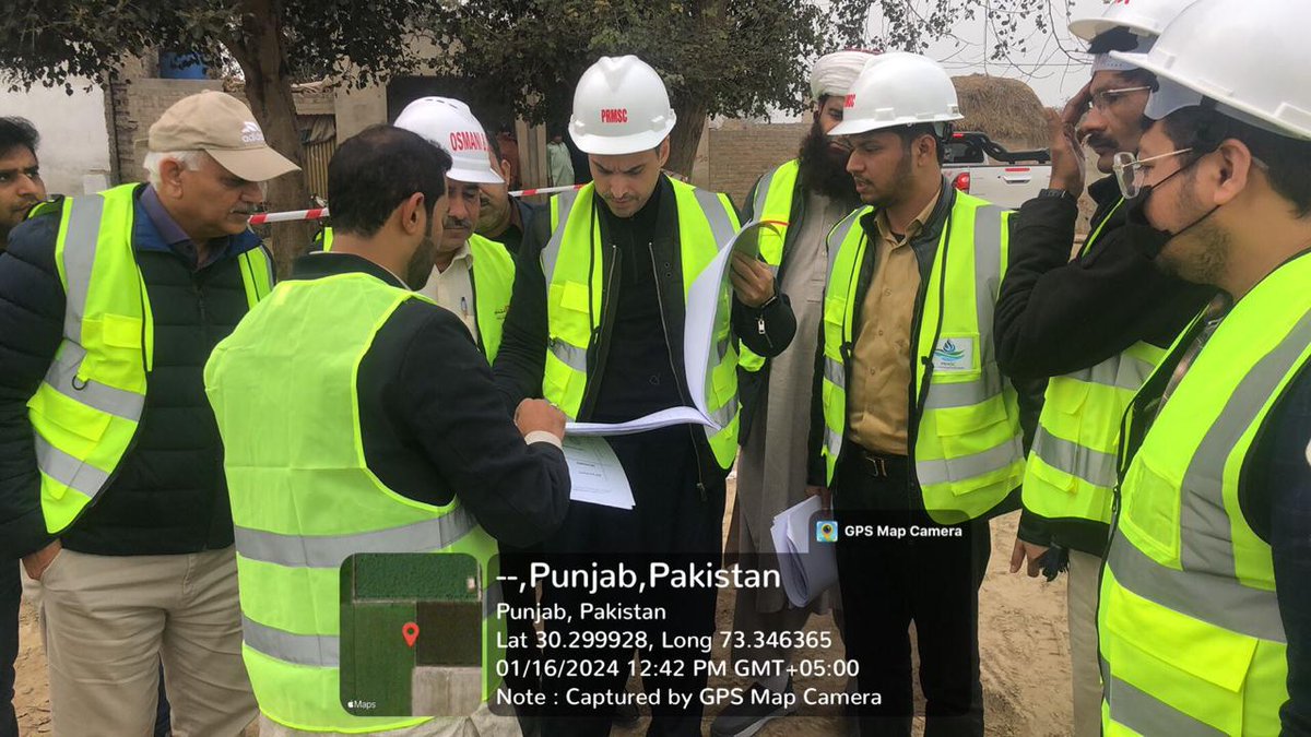 PRMSC_Official's tweet image. Mr. Asadullah,  the Project Director of PRSWSSP, visited construction sites in villages (Sochan, Dhaku Chishti &amp;amp; Arifabad) of Tehsil Pakpatan to check the civil work progress.

#PRMSC #lgcd #pakpatan #punjab #Pakistan