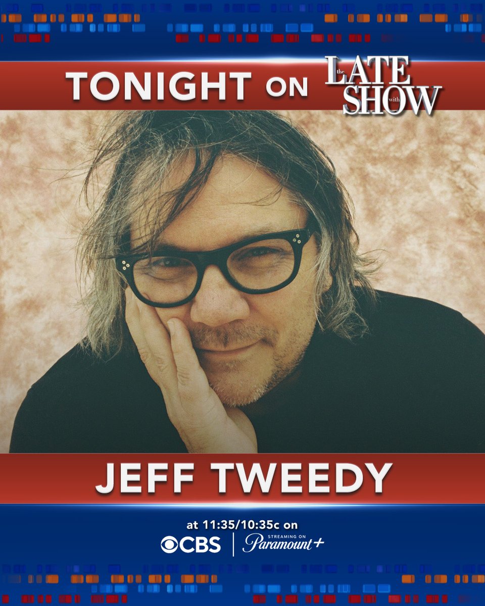 Tweedy and Colbert 😍 Tonight on @colbertlateshow!