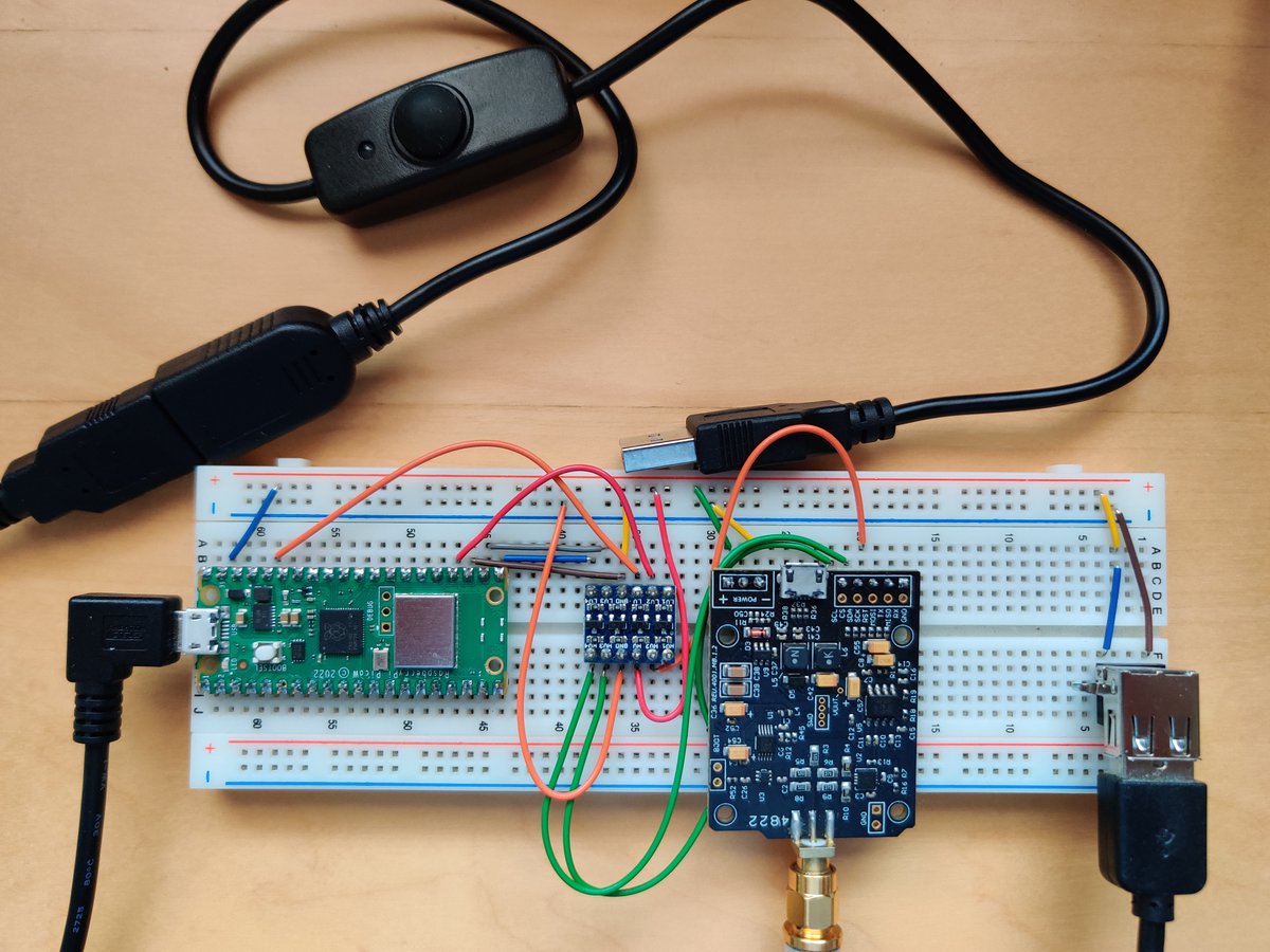 VE3NKL's tweet photo. #hamradio Played with #RigExpert ZeroII board on the weekend... Started with #Arduino Nano but then switched to Rpi Pico W. Since I could only find C  libraries for the board, I decided to write my own Micropython module to  communicate with the device. So far so good... https://t.co/XGgrld9NXM