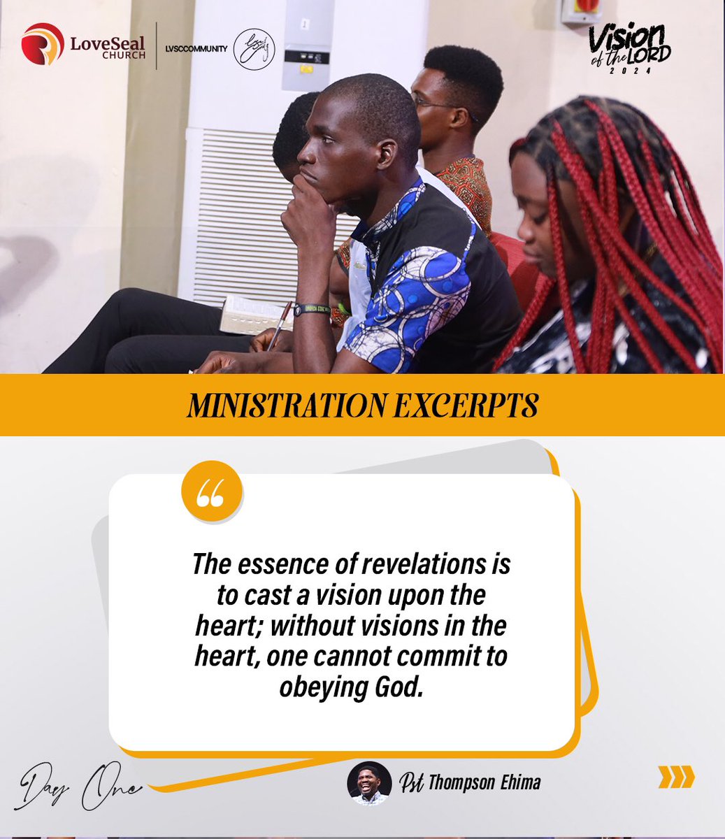 LoveSealChurch's tweet photo. Do you remember what was taught at Vision of the Lord 2024 last Wednesday and Friday?

On Wednesday, we learned about revelations, visions, appearing, unveiling, eyes as a flame given for judgement and feet like fine brass for measuring works.

#LoveSealChurch
#VisionOfTheLord https://t.co/vBAFN02CyM