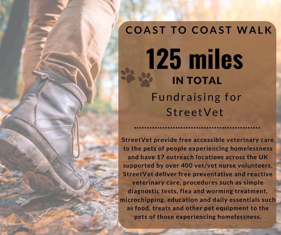 OakmountVets's tweet photo. Please join us in supporting our area managers Justine and Hannnah who will be completing a 14 mile section of this walk to raise funds for StreetVet.

https://t.co/DNYfbF6kEv https://t.co/V4I0utRA3U