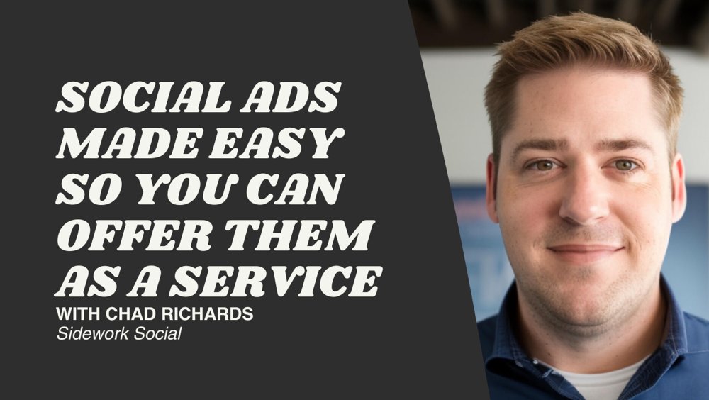 chadrichards's tweet photo. Join me for a live "Social Ads Made Easy" mastermind with Freelance Friday Club this Thursday! 

https://t.co/oHtRC1SOyU https://t.co/uySoVCZUYy