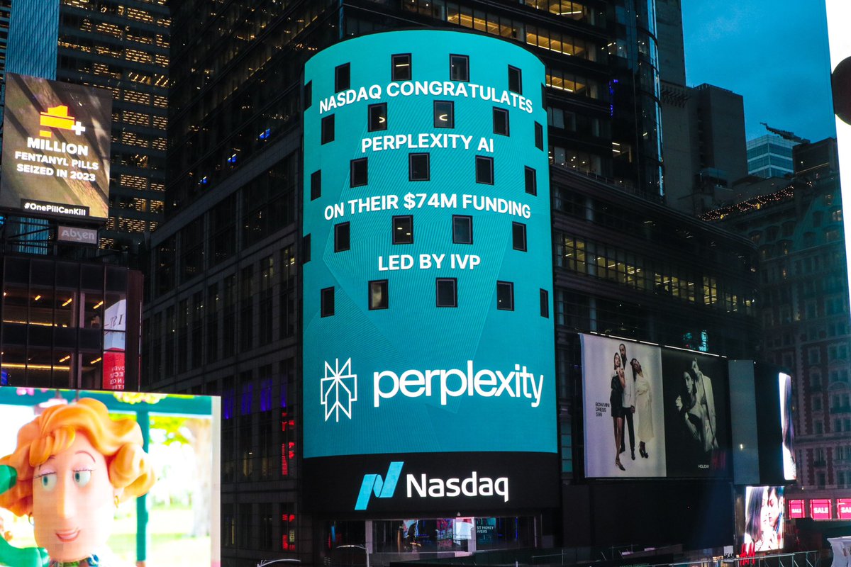 Perplexity on <a href="/Nasdaq/">Nasdaq</a> billboard!