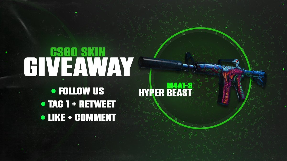 MrTreeGiveaways's tweet image. 🌳CSGO GIVEAWAY ($17)🌳

🎁 M4A1-S | HYPER BEAST🎁

 ➡️All you have to do to win is:     

🟢Retweet + Tag 1 friend 
🟢Like and comment on the video (show proof)      
youtu.be/P65xTJJYN_o

⏰Rolling next week

#CSGOGiveaway #Giveaway #csgoskinsgiveaway #CSGO #csgoskins #CS2
