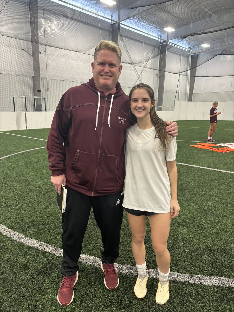 So happy to have attended my very first ID camp at Missouri State yesterday! Thank you so much for having me, I had lots of fun!!

#MissouriState #GoBears #CO2026 @MSUBearsWSoccer