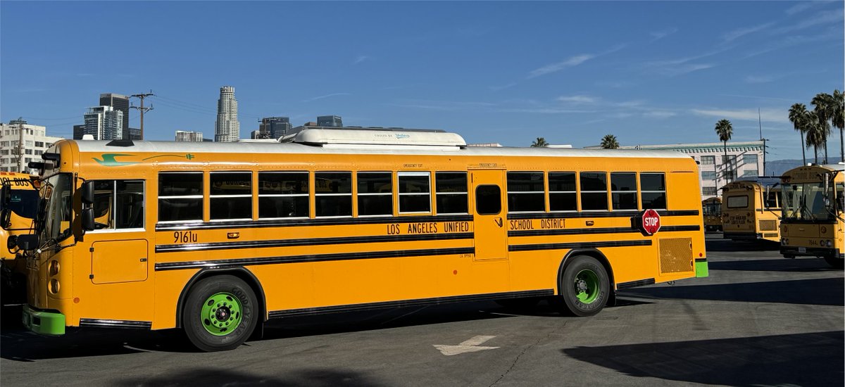 JUST IN: Blue Bird Receives Record Order of 180 Electric School Buses

<a href="/LASchools/">Los Angeles Unified</a> Places Largest Order of EV Buses in Blue Bird History to Help District Shift to Zero-Emission Student Transportation: zurl.co/M9AW