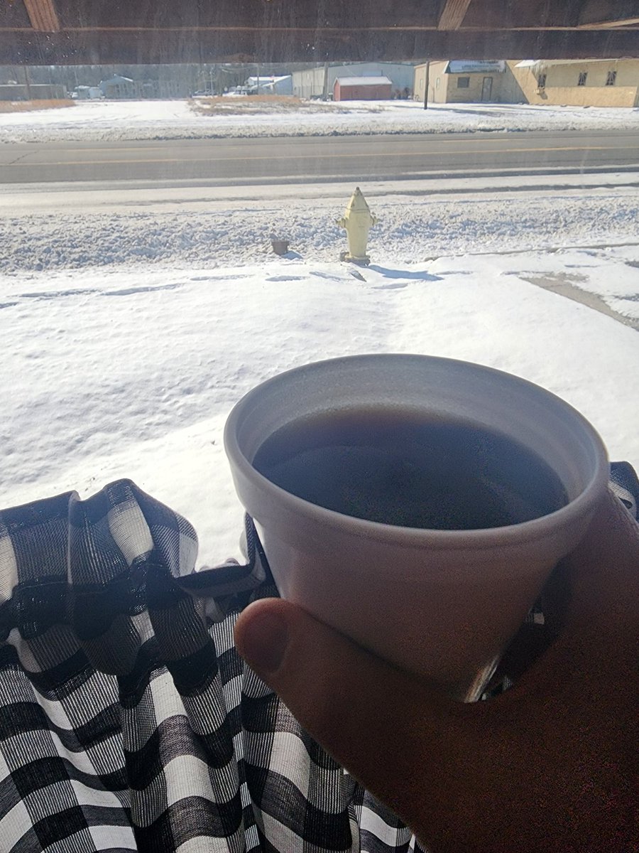 Coffee is made, the heat is on, and we are ready to serve lunch.