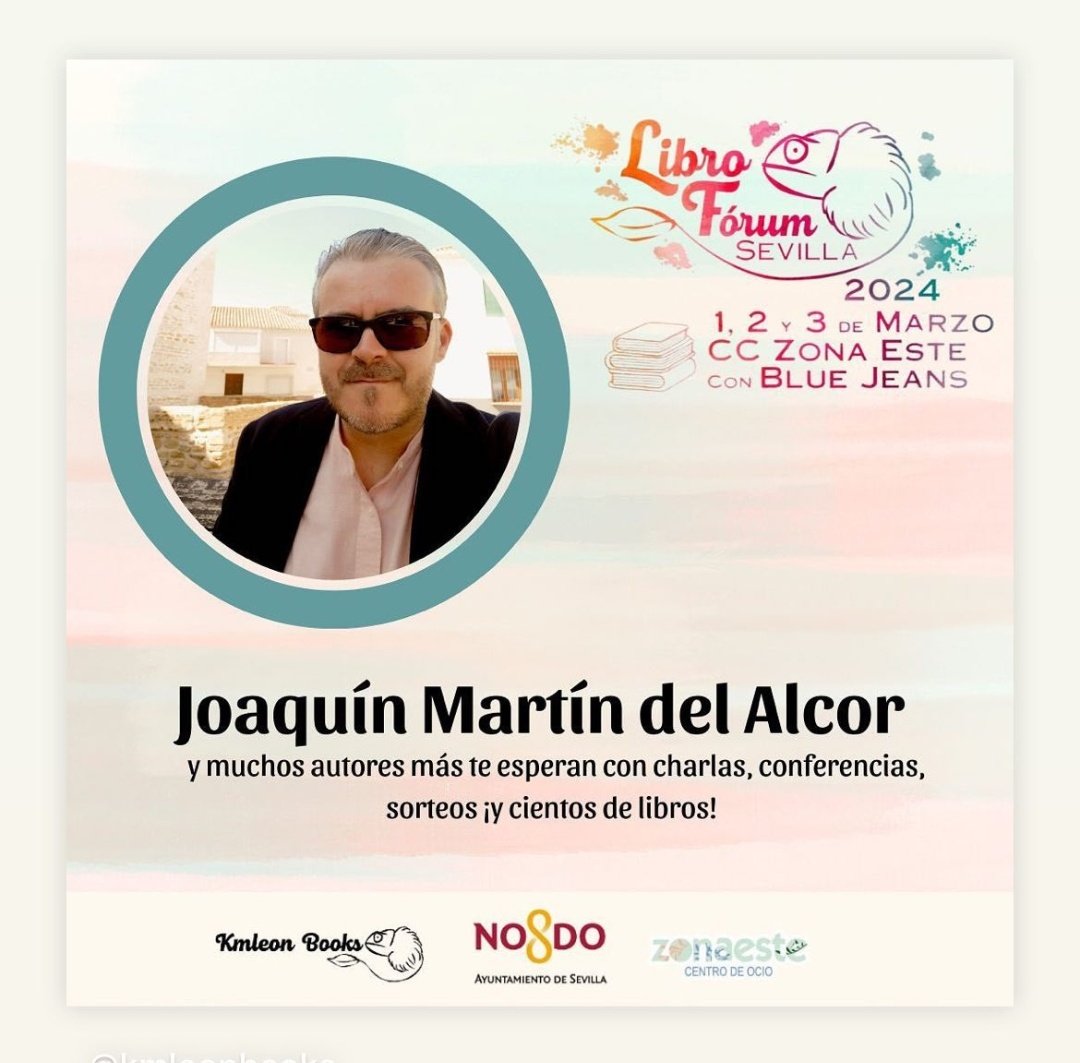 MartinDelAlcor's tweet image. Falta mes y medio para el #LibroFórumSevilla2024 que organiza @KmleonBooks y ya estoy nervioso.
Espero veros a muchos de vosotros por allí para hablar de libros.