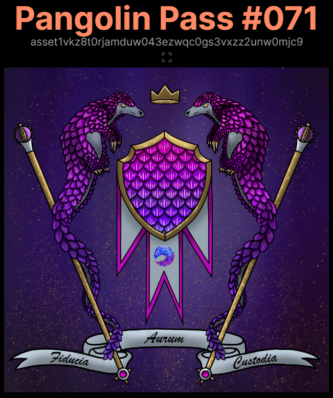 Just won a <a href="/PangolinCardano/">Pangolin Protocol</a> Golden Pass through being a <a href="/FalseIdolsNFT/">False Idols</a> holder ... 
Thx a lot and good luck everyone