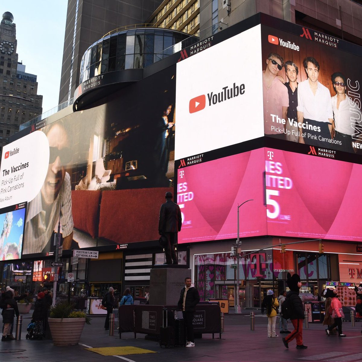 thevaccines's tweet image. some photos from a vvvv great week celebrating the release of our 6th album!! 🥹thanks for all the love on it so far andddd thank u @youtubemusic for putting our faces across london &amp;amp; ny! what’s your favourite song??? 🥹