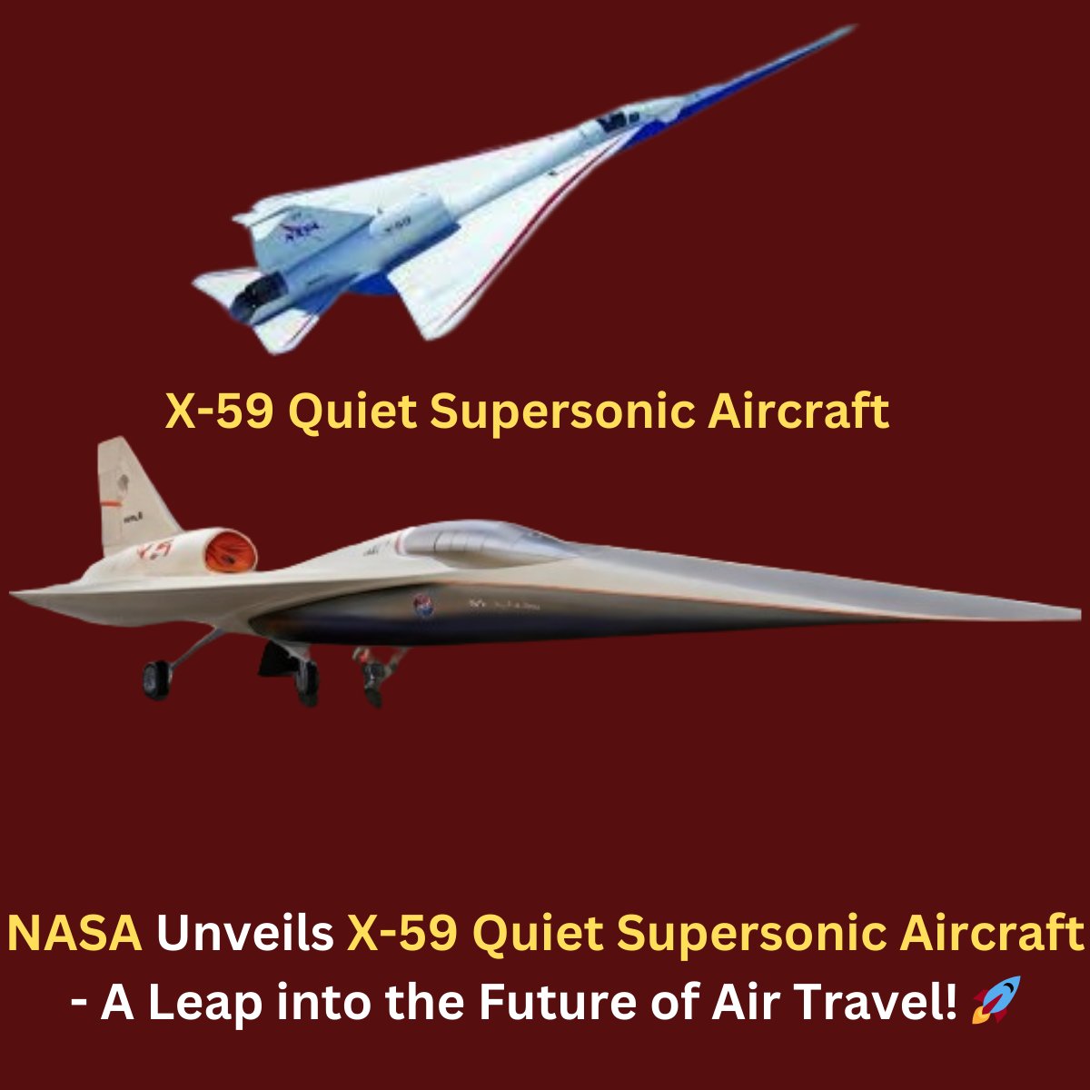 NASA Unveils X-59 Quiet Supersonic Aircraft - A Leap into the Future of Air Travel! 🚀
#Spacenews #LockheedMartin #NASA #SupersonicRevolution #X59Aircraft #FutureOfAirTravel
 #NASAInnovation #SupersonicReturn