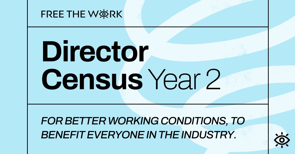 We’re back: our second annual Directors Census! 375 directors from 34 countries responded to our survey. We’re looking at suboptimal dynamics in the commercial pitch and bid process on our mission for a more just industry for all! bit.ly/3NXcXZw #FTWCensus #FREETHEWORK