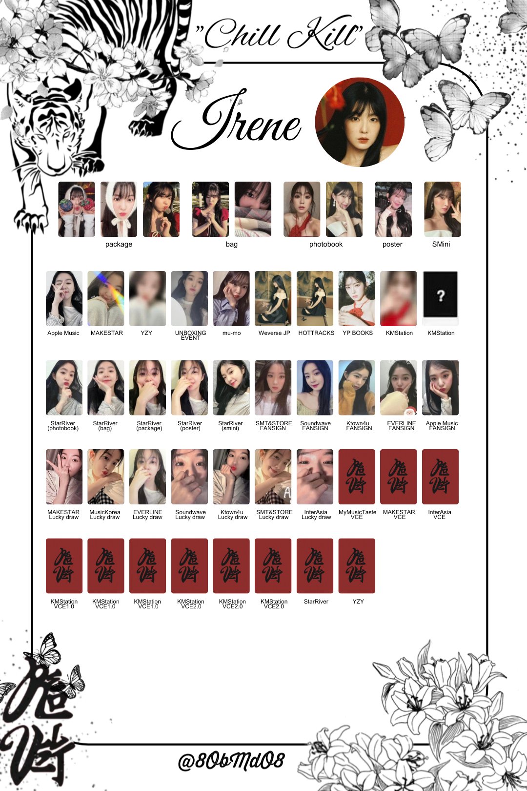 Red Velvet Chill Kill Official Merchandise - Random Trading