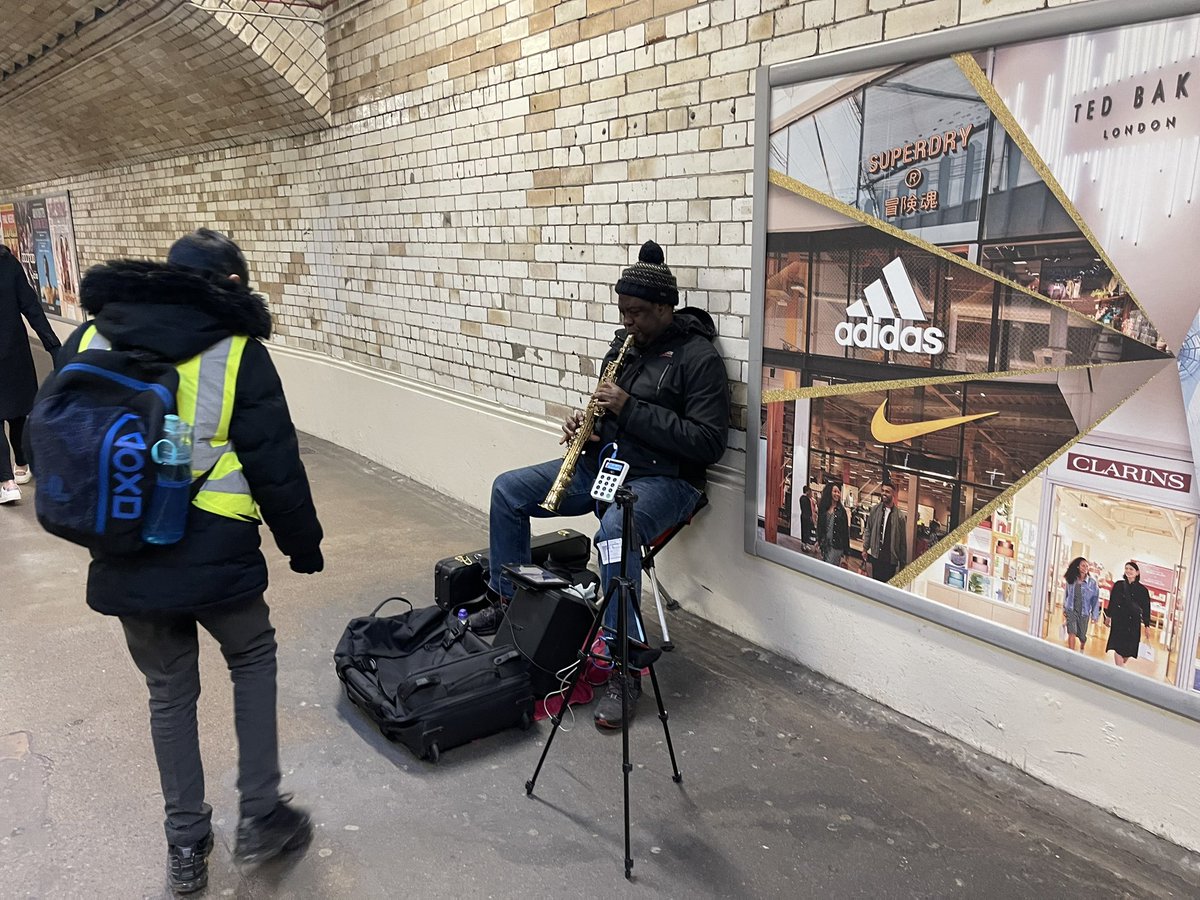 Houses of Parliament Trip: Leg 6 - visit to the Ritz and quick picture at South Kensington Station as we listened to a saxophone player there! <a href="/theritzlondon/">The Ritz London</a>