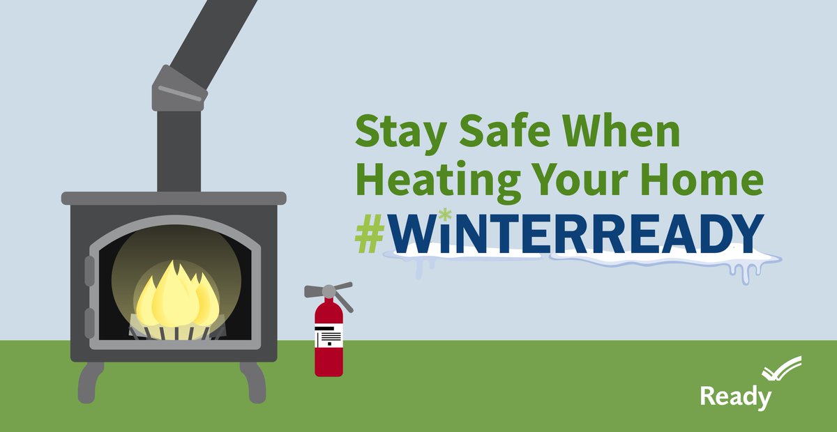Communities across the country are experiencing extreme cold weather. Be careful while heating up your home:

- Always plug space heaters directly into an outlet.
- Keep heaters 3 ft. from other items.
- NEVER use a stove or oven to heat your home.

#WinterReady