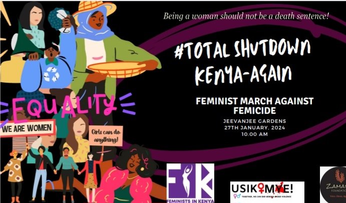 luttah_malala's tweet photo. Being a woman should not be a death sentence! As Kenyan women, including LBQT+ women and girls in  all our diversities, we are tired of the dehumanization that permeates our existence, the tragically normalized occurrences of femicide, and the pervasive victim-blaming rhetoric... https://t.co/IiY2G4bapo