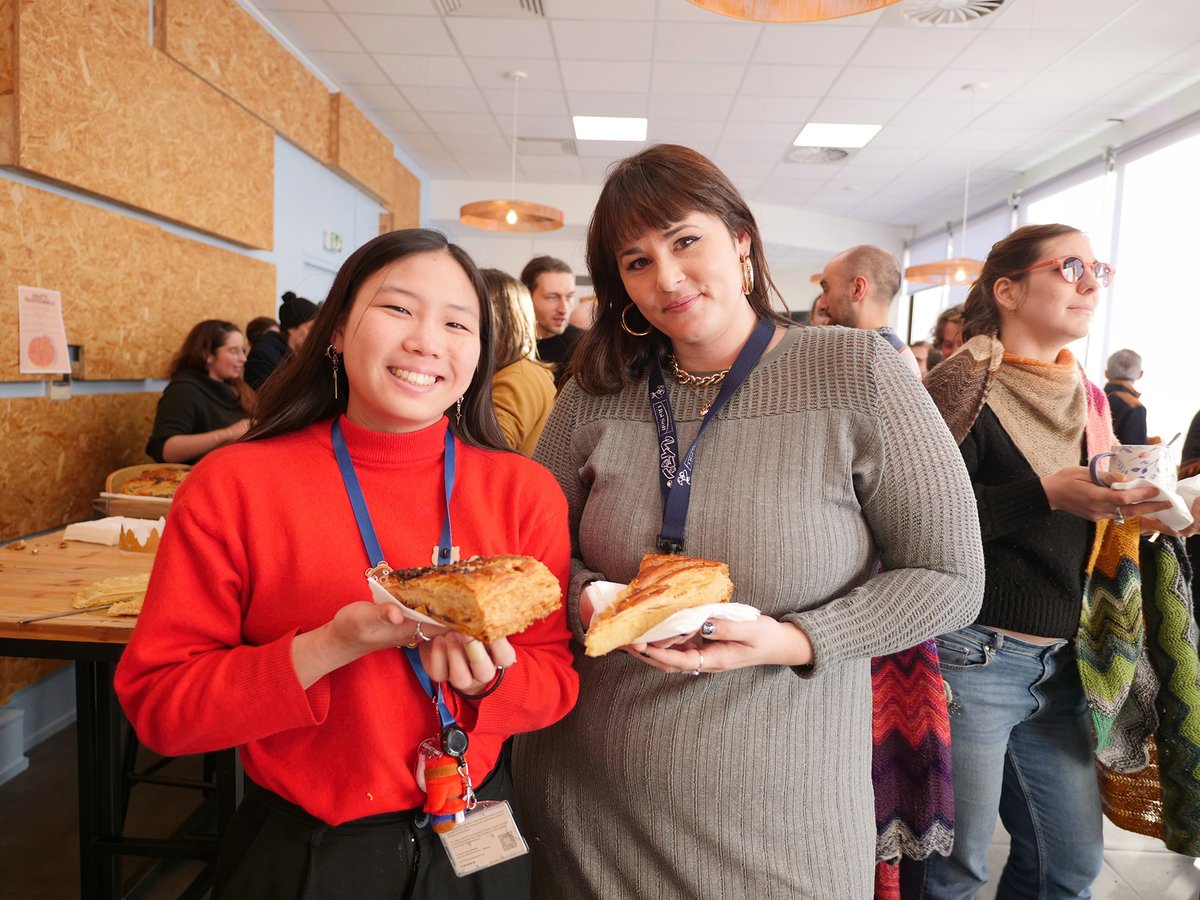 UbisoftParis's tweet image. It smells good in the studio cafeterias... the delicious smell of the Kings Cake once again brought the teams together 🍰

A big thank you to our works council for this moment and congratulations to our queens and kings 👑

#lifeatubisoft #ubisoftparis #team