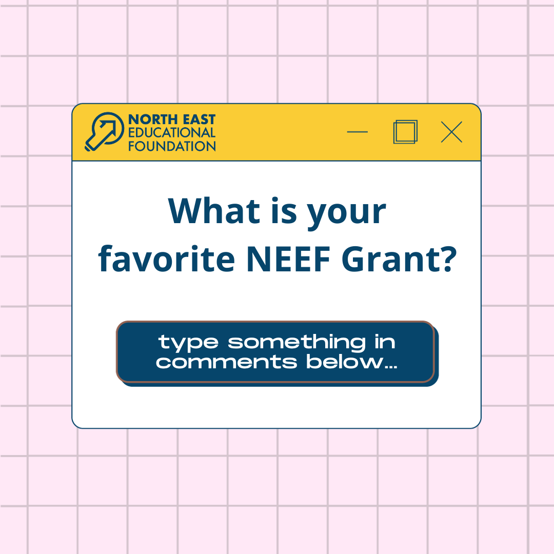 Calling all NEISD teachers, staff, and NEEF grant enthusiasts! 🍎 Share your favorite NEEF grant in the comments. Apply for a Student Impact Grant by March 1, 2024 at northeastfoundation.org/grants 
#theNEISDway