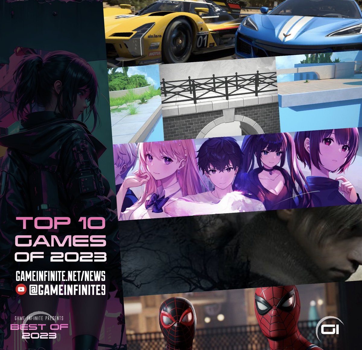 Best of 2023: Our biggest project of the year, TOP 10 GAMES OF 2023 is finally here! 

Video: youtu.be/7F_DkMF580g?si…

Article: gameinfinite.net/single-post/to…

#top10games2023 #GOTY2023 #BESTOF2023