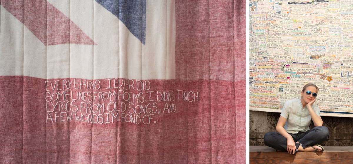 EVERYTHING I EVER DID: A thread.
This piece of work was completed over a period of three years. I began the project in 2019 and sewed the last stitches in September 2021.