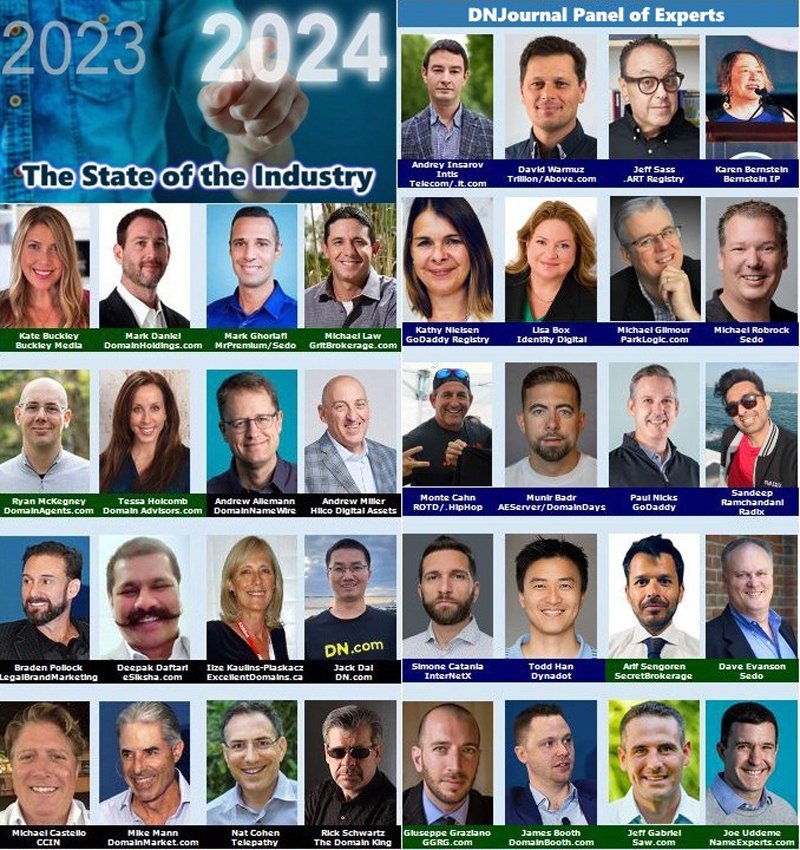 It's here! DNJournal's 20th Annual State of the Industry Cover Story - our biggest ever as 36 Experts Reflect on the Past Year and Predict What's Ahead For Us Now: dnjournal.com/cover/2024/jan… #domains