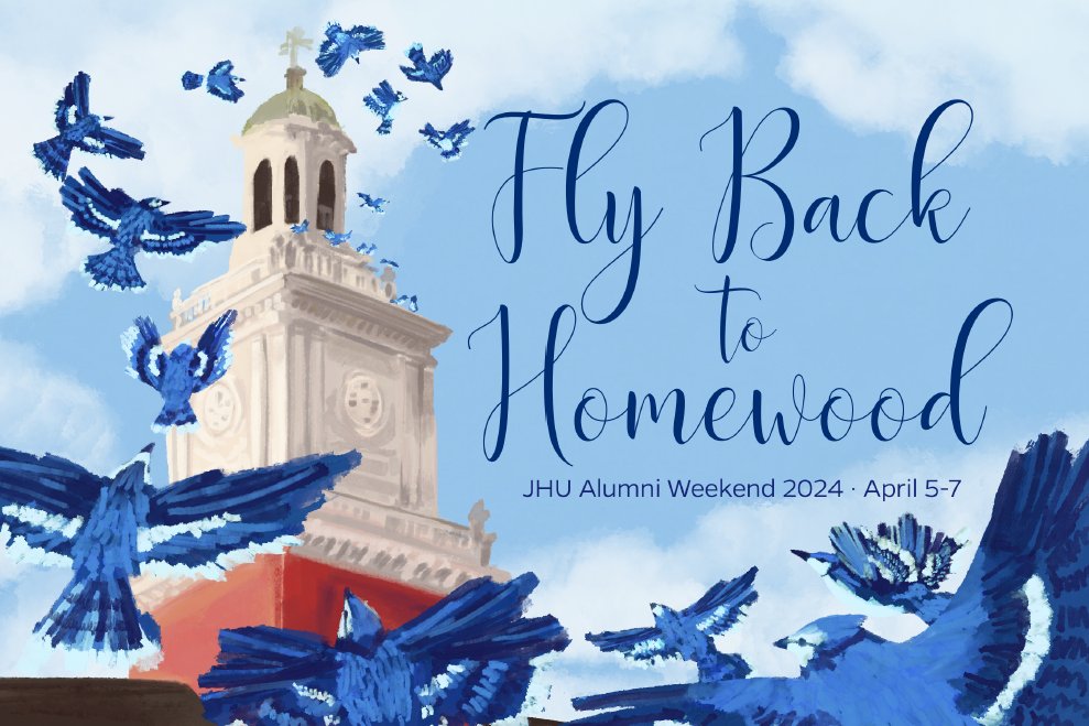 Registration for Alumni Weekend 2024 is officially OPEN! We can’t wait for you to flock back to Homewood for a weekend full of connection, celebration, and memories! Register before January 31 for the Early Jay discount. We can’t wait to see you in April! bit.ly/41YqExH