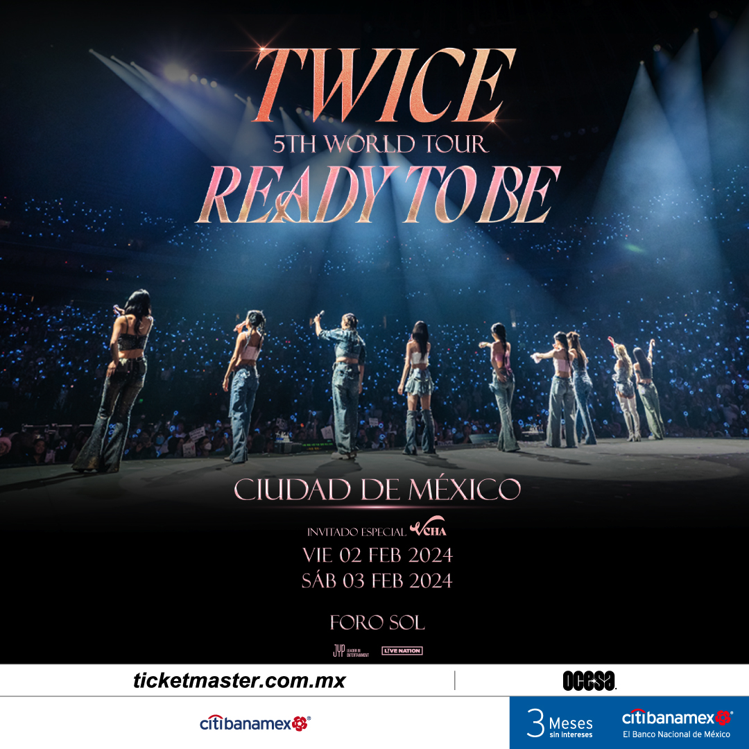 ocesa_kpop's tweet photo. ¡ONCE! Qué emoción poder contarles que @Official_VCHA hará su debut performance en México en los shows de TWICE este 2 y 3 de Febrero. 👉🏻Atención a los horarios que se encuentran en el segundo slide ¡Tomen sus precauciones para llegar temprano!  #TWICE_5TH_WORLD_TOUR_MEXICO <3 https://t.co/TFBx1ho2fj
