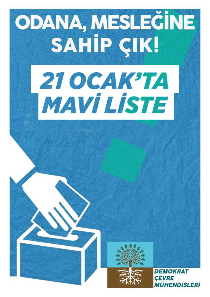demokrat_cevre's tweet photo. Kanal İstanbul'a karşı yaşamı savunmak için adayız!

21 Ocak'ta Mavi Liste!
#YaşasınÇMO https://t.co/6PNWdy3D7Q