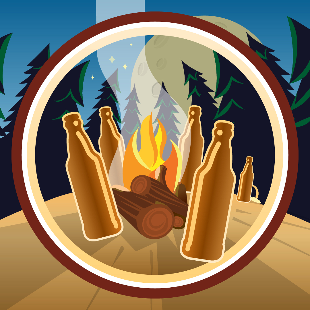 ❤️‍🔥 Beer and campfires—the perfect match! 🔓 Want to unlock the “By The Campfire” badge? Venues like parks, campgrounds, and beaches all count towards this badge. 🏕️ Shout out your favorite national park in the comments below 👇